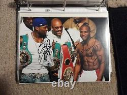 50 Cent Floyd Money Mayweather Jr Signé 8x10 Rare Double Signé
 
 <br/>  