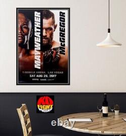 Affiche originale du combat de boxe sur place FLOYD MAYWEATHER JR vs. CONOR McGREGOR 30D