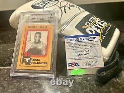 Bgs 7 Psa 8-9 1997 Brown's Boxing Floyd Mayweather Jr -rookie Rc #51 Goat &