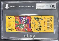 Billet des Jeux olympiques d'été de 1996 signé par Floyd Mayweather Jr. Beckett 14082801 Auto 10