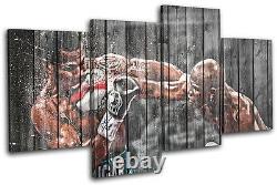 Boxe Floyd Mayweather Sports Multi Canvas Wall Art Picture Print