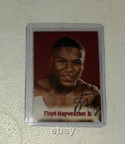 Carte De Boxe Floyd Mayweather Jr Autographiée Browns 2001 #63