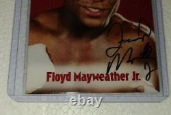 Carte De Boxe Floyd Mayweather Jr Autographiée Browns 2001 #63
