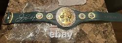 Ceinture de championnat WBC signée par Floyd Mayweather Jr. (JSA COA) Réplique de haute qualité
