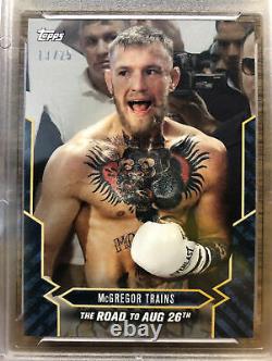 Conor Mcgregor Floyd Mayweather 2017 Topps 5b Blue Parallels 13/25 Gma 10