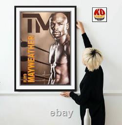 FLOYD MAYWEATHER JR / TMT (The Money Team) Affiche de combat de boxe 30D
