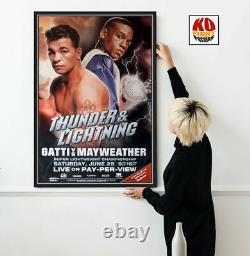 FLOYD MAYWEATHER JR contre ARTURO GATTI Affiche de combat de boxe originale HBO PPV 30D