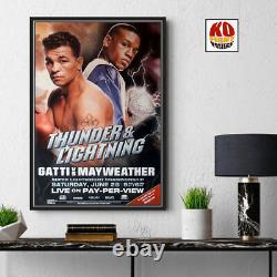 FLOYD MAYWEATHER JR contre ARTURO GATTI Affiche de combat de boxe originale HBO PPV 30D
