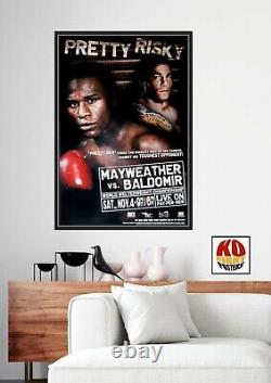 FLOYD MAYWEATHER JR contre CARLOS BALDOMIR Affiche de boxe originale HBO CCTV 30D