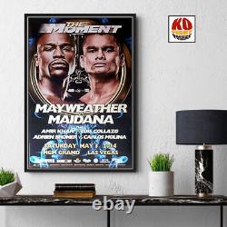 FLOYD MAYWEATHER JR contre MARCOS MAIDANA (1) Affiche originale de boxe sur place MGM