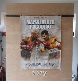 FLOYD MAYWEATHER JR vs. MANNY PACQUIAO Affiche Originale d'Art de Boxe sur Place 30D