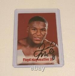 Floyd Mayweather 2001 Autographe De La Carte De Boxe De Brown #63