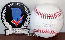 Floyd Mayweather: Balle de baseball OMLB signée et autographiée avec inscription TMT, témoignage Beckett.