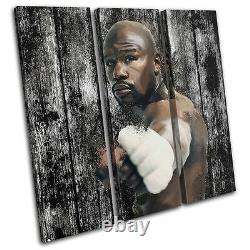 Floyd Mayweather Boxing Gringe Vintage Treble Canvas Wall Art Picture Print
