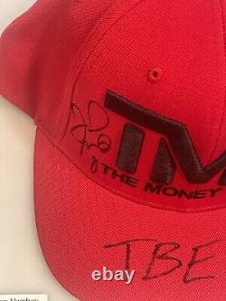 Floyd Mayweather Jr Authentic Signé À La Main Autographied Boxing Cap Hat Coa Jsa