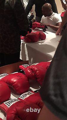 Floyd Mayweather Jr Auto Boxing Glove Beckett Coa, Signature Énorme! Affaire Steiner