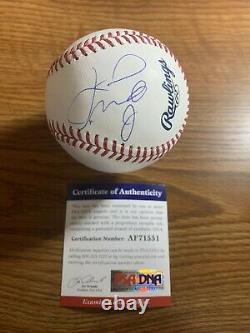 Floyd Mayweather Jr Autographié Baseball Psa/adn Authentifié