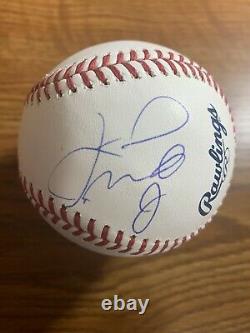 Floyd Mayweather Jr Autographié Baseball Psa/adn Authentifié
