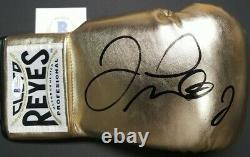 Floyd Mayweather Jr. Autographié Cleto Reyes Gold Gant De Boxe. Beckett Témoin