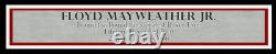 Floyd Mayweather Jr. Autographié Encadré 16x20 Photo Beckett Bas Stock #209371