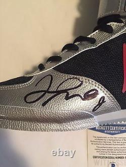 Floyd Mayweather Jr Autographié Reebok Boxe Chaussures Beckett Assisté Coa
