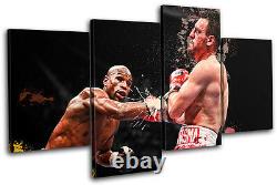 Floyd Mayweather Jr Boxing Sports Multi Canvas Wall Art Picture Print Va