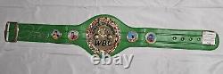 Floyd Mayweather Jr Ceinture de champion WBC verte dédicacée certifiée par Schwartz