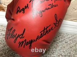 Floyd Mayweather Jr Famille Signé Boxe Glove Signiert Tmt Psa / Adn Coa Loa