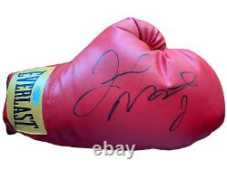 Floyd Mayweather Jr. Gants De Boxe Rouge Everlast Autographiés Rh Jsa Loa Xx27549
