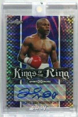 Floyd Mayweather Jr Signé Autographe 2018 Leaf Kings Of The Ring Auto #2/2