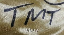 Floyd Mayweather Jr. Signé Autographed Gold Trunks Tbe, Tmt. Beckett Témoin