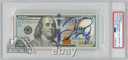 Floyd Mayweather Jr Signé Billet de 100 dollars PSA/DNA Gem Mt 10