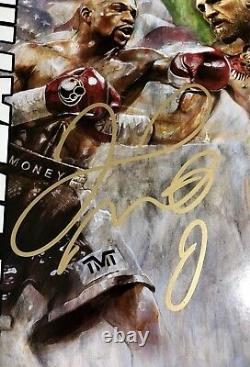 Floyd Mayweather Jr Signé Vs Mcgregor Official Fight Program Autograph Jsa Coa