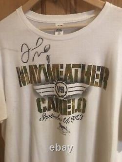 Floyd Mayweather Jr Tee Shirt Autographié Avec Coa Signé À Londres Uk Tmt