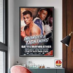 Floyd Mayweather Jr Vs. Arturo Gatti Affiche Originale De Combat De Boxe Hbo Ppv 30d