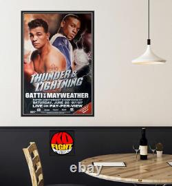 Floyd Mayweather Jr Vs. Arturo Gatti Affiche Originale De Combat De Boxe Hbo Ppv 30d
