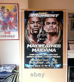 Floyd Mayweather Jr Vs. Marcos Maidana (1) Affiche De Boxe Originale Mgm Sur Place