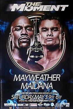 Floyd Mayweather Jr Vs. Marcos Maidana 1 Affiche Originale De Combat De Boxe Vidéosurveillance 30d