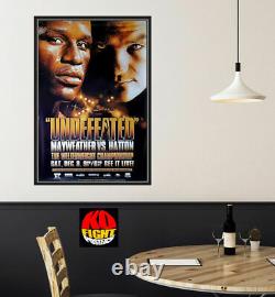 Floyd Mayweather Jr Vs. Ricky Hatton Affiche Originale De Combat De Boxe Hbo Cctv 30d