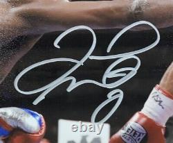 Floyd Mayweather Jr a signé la photo encadrée de 11x14 du combat Pacquiao BAS ITP.