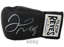 Floyd Mayweather Jr a signé le gant de boxe noir Cleto Reyes main gauche BAS 24965