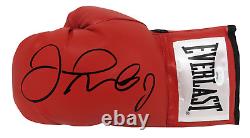 Floyd Mayweather Jr. a signé le gant de boxe rouge Everlast (JSA)
