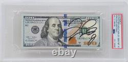 Floyd Mayweather Jr. a signé un billet de 100 $ (autographe de qualité 10)(encapsulé par PSA/DNA)