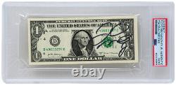 Floyd Mayweather Jr. a signé un billet de 1 dollar en devises américaines (encapsulé PSA/DNA)