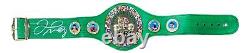Floyd Mayweather Jr a signé une ceinture de championnat de boxe en taille réelle 2 BAS ITP