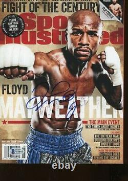 Floyd Mayweather No Label Sports Illustrated Magazine Signé Autographié Bas Coa