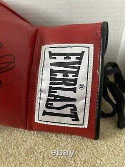 Floyd Mayweather Ricky Hatton A Signé Autograph Boxing Glove Jsa Loa Everlast Coa