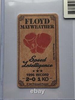 Floyd Mayweather Rookie Rc 1997 Carte De Boxe Au Tabac
