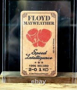 Floyd Mayweather Rookie Rc 1997 Tobacco Boxing Card