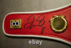Floyd Mayweather Signé Ibf Mini Belt Proof Genuine Signature Aftal Coa